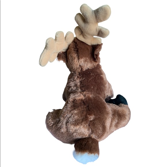 Ganz Webkinz Reindeer Plush 9" HM137 Stuffed Animal No Code Deer Hunting Antlers - Picture 3 of 8